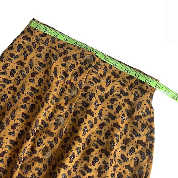 SHOW Me Your MUMU Sharon Skirt Wild West Paisley Midi Button Front Size Small - Picture 6 of 12